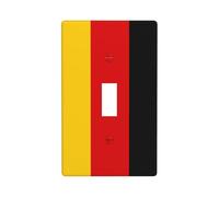 Germany Flag Light Switch Cover Decorative Single Toggle 1 Gang Wall Plate for Kitchen Farmhouse Bedroom Bathroom Art Decor