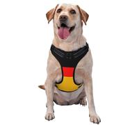 Germany Flag Medium Printed pet Traction Vest - Suitable for Dog Walking, Hiking and Outdoor Adventures,