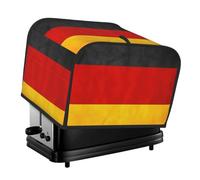Germany Flag Print 4-Slice Toaster Cover Dustproof Waterproof Appliance Protector Home Kitchen Decor