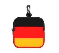 Germany Flag Print Coin Bag for Women, Zipper Wallet/Mini Storage Pouch, Everyday Carry Organizer for Keys, Cards