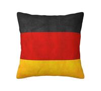 Germany Flag Print Cushion Covers,Square Pillow Case Home Decorative For Men/Women Living Room Bedroom Sofa Chair 16"X16"