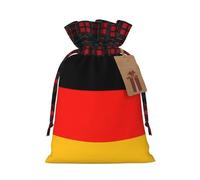 Germany Flag Print Festive Drawstring Gift Eco-Friendly Bags Reusable Pouches Birthday Wedding Party