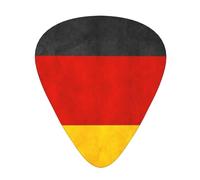 Germany Flag Print Guitar Picks,12 Pack Guitar Plectrums Thin, For Bass Electric Acoustic Guitars Ukulele