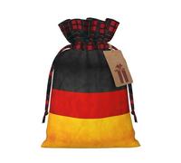 Germany Flag Print Personalized Christmas Drawstring Gift Bags,Packaging And Storage Bags,Snack Bags