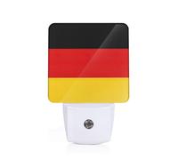 Germany Flag Print Plug-in Night Light for Bedroom Hallway Dorm Living Room Illumination Home Decor