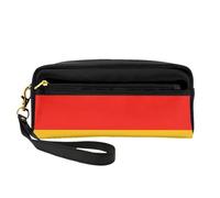 Germany Flag Print Stylish Makeup Bag for Women Girls Cosmetic Pouch Toiletry School Office Travel