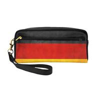 Germany Flag Print Stylish Makeup Bag Girls Students Waterproof Cosmetic Pouch Stationery Toiletry