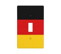 Germany Flag Print Switch Plate Covers,1 Gang Wall Plate Single Toggle Light Switch Cover Plate