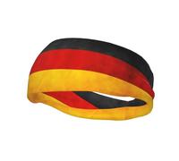 Germany Flag Print Unisex-Adult Sports Sweatband Versatile Sport Headbands Moisture Wicking Headband