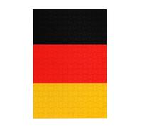 germany flag Printed Wooden Puzzle 300 Piece, Cute Puzzle Game in Plastic Box for Family Entertainment and Brain Training Gifts