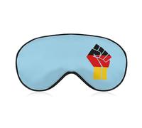 Germany Flag Resist Comfortable Sleep Eye Mask Soft Covers for Sleeping with Adjustable Strap