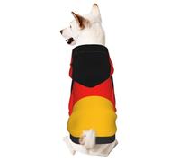 Germany Flag Small Pets Wear Hoodies,Dog Jumper Sweatshirt,Warm And Lightweight, Soft Texture, Easy To Wear