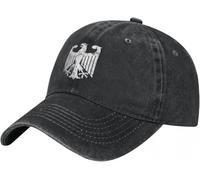 Germany Flag Washed Baseball Cap German Eagle Stylish Hip Hop Dad Hats Summer Men Women Hunting Camping Sun-Proof Baseball Caps Cool