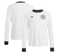 Germany Football Shirt Home Long Sleeve DFB 125th Anniversary adidas White Kids