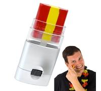Germany/ France/ Spain/ Brazil lag Face Paint, 3 Colors Stripe Fan Brush Crayon Stick Football Face and Body Paint for Celebrations World Cup Football Supporters Sports Events National Day