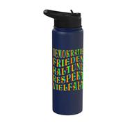 Germany German Democracy Peace Stainless Steel Insulated Water Bottle