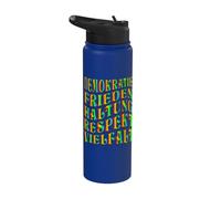 Germany German Democracy Peace Stainless Steel Insulated Water Bottle