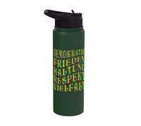 Germany German Democracy Peace Stainless Steel Insulated Water Bottle