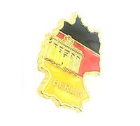 Germany German Flag Berlin Brandenburg Gate Deutschland Metal Pin Badge