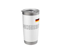 Germany - Germania with Flag on the Chest Stainless Steel Insulated Tumbler