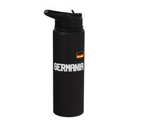 Germany - Germania with Flag on the Chest Stainless Steel Insulated Water Bottle