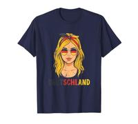 Germany Girl German Woman Flag German Girl Vintage T-Shirt