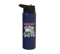 Germany Girls Trip Neuschwanstein Castle Stainless Steel Insulated Water Bottle