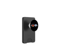 Germany Greece Heartbeat German Greek Two Hearts PopSockets PopWallet for MagSafe