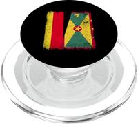 Germany Grenada Half Flag German Grenadian Heritage PopSockets PopGrip for MagSafe