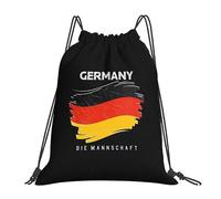 Germany Gym Bag Germany The Team Sports Bag Black 32 x 41 cm | Robust polyester gym bag, Germany team design, 32 x 41 cm, ideal for sports and leisure