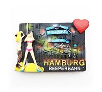 Germany Hamburg St. Pauli District Nightlife Rope Street Magnet Kitchen Fridge Decorated Magnet