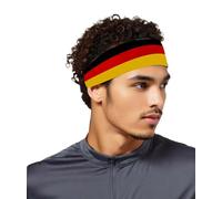 Germany Headband for Men Women German Deustchland Flag Non-Slip Elastic Soft Headband Bandana for Sports Travel Running Training