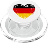 Germany In My Heart German Flag Proud German Patriotic PopSockets PopGrip for MagSafe