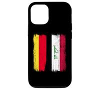 Germany Iraq Half Flag German Iraqi Jersey Case for iPhone 12/12 Pro