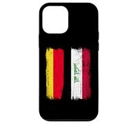 Germany Iraq Half Flag German Iraqi Jersey Case for iPhone 12 mini