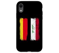 Germany Iraq Half Flag German Iraqi Jersey Case for iPhone XR