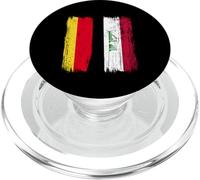Germany Iraq Half Flag German Iraqi Jersey PopSockets PopGrip for MagSafe