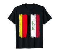 Germany Iraq Half Flag German Iraqi Jersey T-Shirt