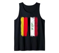 Germany Iraq Half Flag German Iraqi Jersey Tank Top