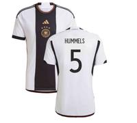 Germany Junior 2022 - 2023 Home Shirt - Hummels 5 in White | Size: 13-14 Years Germany White 13-14 Years
