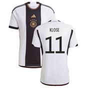 Germany Junior 2022 - 2023 Home Shirt - Klose 11 in White | Size: 15-16 Years Germany White 15-16 Years