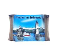 Germany Lake Constance Lindau Fridge Magnet Travel Souvenirs Home Kitchen Bodensee Refrigerator Decoration Magnetic Sticker Hand Painted Craft Collection