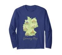 Germany map Long Sleeve T-Shirt