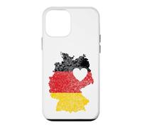 Germany Map with Heart Flag Case for iPhone 12 mini