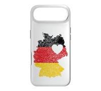 Germany Map with Heart Flag Case for iPhone Air