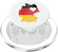 Germany Map with Heart Flag PopSockets PopGrip for MagSafe