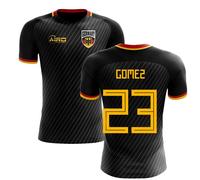 Germany Men's 2025/2026 Third Concept Football Shirt - Gomez 23 in Black | Size: Medium Germany Black M