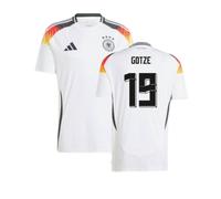 Germany Men's Mens 2024 - 2025 Home Shirt - Gotze 19 in White | Size: 2XL Germany White 2XL