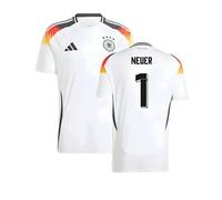Germany Men's Mens 2024 - 2025 Home Shirt - Neuer 1 in White | Size: Small Germany White S