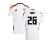 Germany Men's Mens 2024 - 2025 Home Shirt - Undav 26 in White | Size: Small Germany White S